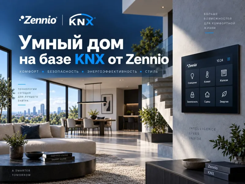 Умный дом на базе KNX от Zennio