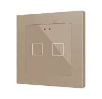 Zennio ZVIFR55X2 Емкостный сенсорный переключатель с RGB-подсветкой (55 x 55 мм) Flat RGB 55