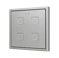 Zennio ZVIT70X4S Tecla 70х4. PC-ABS Емкостная кнопка 70x70 - 4 кнопки - Серебристый (рамка ZS70 не входит в комплект)