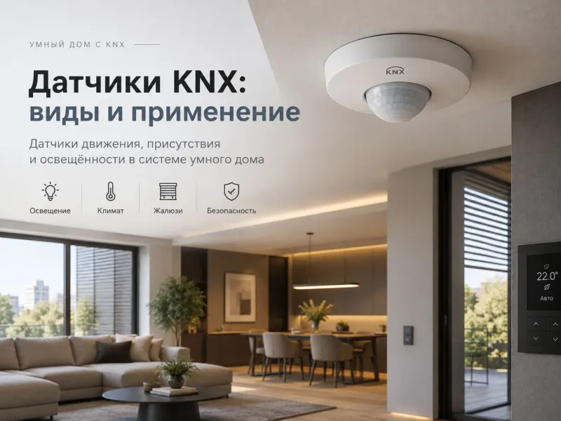 Датчики KNX: виды и применение