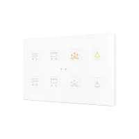 Zennio ZVITRXL8 Tecla RGB XL 8. PC-ABS Емкостная кнопка, 8 кнопок