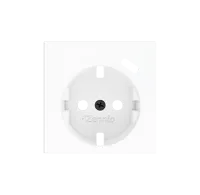 Zennio ZS55CSC1USMW ZS55. Заглушка для розетки Schuko с USB-C 55x55 мм - матовая белая