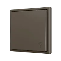 Zennio ZS701PB1MC ZS70, Простая мягкая кнопка для 1 бинарного входа 70x70 мм – Мокко – На заказ