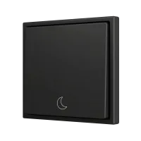 Zennio ZS701PB1AC ZS70, Простая мягкая кнопка для 1 бинарного входа 70x70 мм – Антрацит – На заказ, Минимум 100 единиц на дизайн