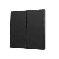 Zennio ZS70CSOFT22A ZS70, Накладка для кнопки Double KNX Soft 70x70 мм, Наклон вниз, Антрацит