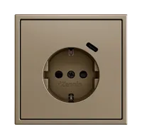 Zennio ZS70CSC1USC Розетка Schuko ZS70, 16A (230В), встроенный разъем USB C