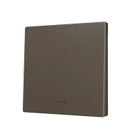 Zennio ZS70CSOFT11KM ZS70, Крышка для кнопки Simple KNX Soft 70x70 мм, Наклон вниз, Значок клавиши, Мокко