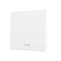 Zennio ZS70CSOFT11KMW ZS70, Крышка для кнопки Simple KNX Soft 70x70 мм, Наклон вниз, Значок клавиши, Матовый белый