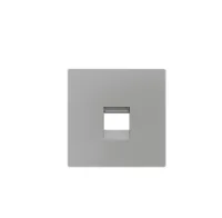 Zennio 830001206 ZS55. Заглушка для разъёма RJ45 55x55 мм - 1 вставка - серебристая