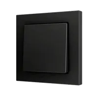 Zennio ZS551PB1A Кнопочный выключатель ZS55 для подключения к 1 бинарному входу, 1-клавишный