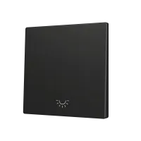 Zennio ZS70CSOFT11LA ZS70, Накладка для кнопки Simple KNX Soft 70x70 мм, Наклон вниз, Значок подсветки, Антрацит