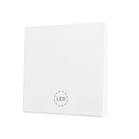 Zennio ZS70CSOFT11MWC ZS70, Накладка для кнопки Simple KNX Soft 70x70 мм, Наклон вниз, Матовый белый, На заказ