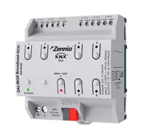 Zennio ZDI-DLB6 DALIBOX Broadcast 6CH / Интерфейс KNX-DALI, 6 каналов, 20 балластов каждый