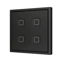 Zennio ZVITR70X4A Tecla RGB 70 X4. PC-ABS Емкостная кнопка с RGB-подсветкой, 70 x 70 пикселей, 4 кнопки