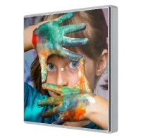 Zennio ZVI-SQTMD1-A Square TMD/Выключатель сенсорный KNX, 1 кнопочный, термодатчик, термостат