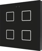 Zennio ZVI-F4-A Выключатель сенсорный KNX Flat F4, 4-кнопочный