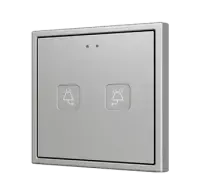 Zennio ZVIT70X2 Tecla 70 Х2. PC-ABS Емкостная кнопка 70x70 - 2 кнопки - Custom (рамка ZS70 не входит в комплект)