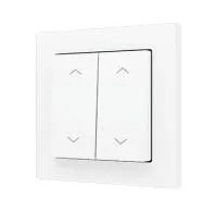 Zennio ZS552PB4SMW ZS55. Простая сенсорная кнопка для 1 двоичного входа, 55 x 55 мм, матово-белый