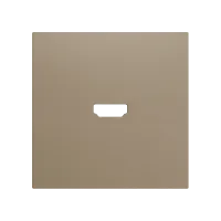 Zennio ZS70CHC ZS70, Защитная накладка для разъема HDMI 70x70 мм, Шампанское