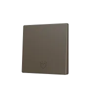 Zennio ZS55CSOFT11MC ZS55, Накладка для кнопки Simple KNX Soft 55x55 мм, Наклон вниз, Мокко, На заказ