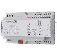 Zennio ZPR88V2 ALLinBOX 88 v2. Многофункциональное устройство с блоком питания KNX, интерфейсом KNX-IP, 8 выходами/8 входами и логическим модулем