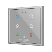 Zennio ZVIFR70X6C360 Выключатель сенсорный KNX Flat RGB 70 X6, 6 кнопок, 70x70, полностью кастомизируемый (360°)