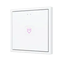 Zennio ZVITR70X1 Tecla RGB 70 X1. PC-ABS Емкостная кнопка с RGB-подсветкой, 70 x 70 пикселей, 1 кнопка