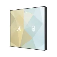 Zennio ZVIF2V2 Выключатель сенсорный KNX Flat 2 V2, 2-кнопочный, LED индикация, цвет: Цвет на выбор