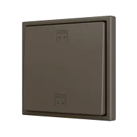 Zennio ZS701PB2MC ZS70, Простая мягкая кнопка для 2 бинарных входов 70x70 мм – Мокко – На заказ