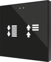 Zennio ZVI-F2 Выключатель сенсорный KNX Flat F2, 2-кнопочный