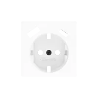 Zennio ZS55CSC2USMW ZS55, Крышка для розетки Schuko с разъемами USB C и A 55x55 мм, Матовый белый