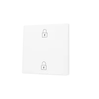 Zennio ZS55CSOFT12MWC ZS55, Накладка для кнопки Simple KNX Soft 55x55 мм, Наклон вверх и вниз, Матовый белый, На заказ