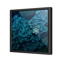 Zennio ZVIFR70X2C360 Выключатель сенсорный KNX Flat RGB 70 X2, 2 кнопки, 70x70, полностью кастомизируемый (360°)