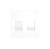 Zennio 8300037+47+13XX ZS55 – Двойная розетка RJ45