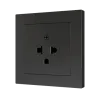 Zennio ZS55IEUA + ZS55CEUAX ZS55 – евро-американская розетка.