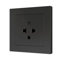 Zennio ZS55IEUA + ZS55CEUAX ZS55 – евро-американская розетка.