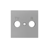 Zennio 8300014 + 15XX ZS55 — Розетка для антенны TV-R