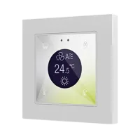 Zennio ZVIF55DV2 Емкостная сенсорная панель с дисплеем (55 x 55 мм) Flat 55 Display v2
