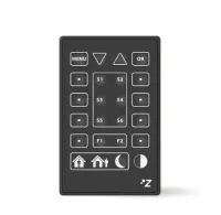 Zennio ZN1VI-TPZAS-B Roll-ZAS / Контроллер комнатный KNX, 8 сенсорных кнопок, дисплей 1.8 дюймов с меню