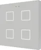 Zennio ZVI-F4-S Выключатель сенсорный KNX Flat F4, 4-кнопочный