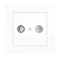 Zennio 8300014 + 15XX ZS55 — Розетка для антенны TV-R
