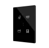 Zennio ZVIFXLX10 Flat XL X10. Стеклянный сенсорный выключатель - 10 кнопки, цвет: произвольный