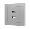 Zennio 8300007 + 8300008XX ZS55 – USB-зарядное устройство
