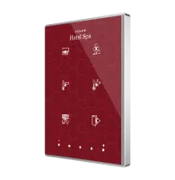 Zennio ZVI-TMDP4 Выключатель сенсорный KNX Touch-MyDesign Plus, 4-кнопочный