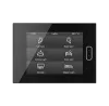 Zennio ZVIZ40A Сенсорная панель KNX Z40, емкостной ЖК дисплей 4.1” с фоновой подсветкой, цвет: черный