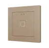 Zennio ZVITR55X1 Емкостный сенсорный переключатель с RGB-подсветкой (55 x 55 мм) Tecla RGB 55