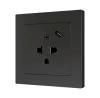Zennio ZS55IEUA1US ZS55 — евро-американская розетка с USB C.