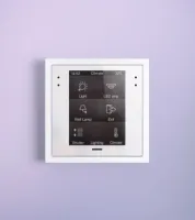 Zennio ZVIZ28A Емкостная сенсорная панель (дисплей 2,8") на 70x70 кадров Z28, цвет: Антрацит