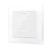Zennio ZVIF55X1V2GW Выключатель сенсорный KNX Flat 55 X1 V2, 1-кнопочный, цвет: глянцевый белый