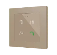Zennio ZVIFR55X4 Емкостный сенсорный переключатель с RGB-подсветкой (55 x 55 мм) Flat RGB 55